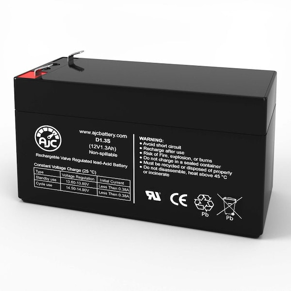 Bsc Preferred B&B BP1212 12V 1.3Ah UPS Replacement Battery AJC-D1.2S-B-0-120099 - main